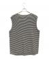 JACKMAN (ジャックマン) Waffle Under Vest ホワイト×ブラック サイズ:L：6000円