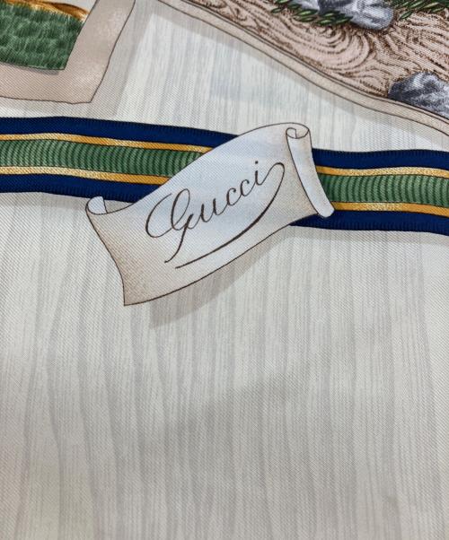GUCCI（グッチ）GUCCI (グッチ) アニマルプリント スカーフの古着・服飾アイテム