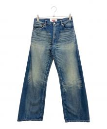 LEVI'S×JUNYA WATANABE COMME des GARCONS（リーバイス×(ジュンヤワタナベ コムデギャルソン）の古着「再構築サイドスリットデニムパンツ」｜インディゴ