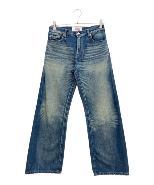 LEVI'S（リーバイス）LEVI'S (リーバイス) JUNYA WATANABE COMME des GARCONS (ジュンヤワタナベ コムデギャルソン) 再構築サイドスリットデニムパンツ インディゴ サイズ:XSの古着・服飾アイテム