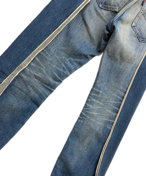 LEVI'S（リーバイス）LEVI'S (リーバイス) JUNYA WATANABE COMME des GARCONS (ジュンヤワタナベ コムデギャルソン) 再構築サイドスリットデニムパンツ インディゴ サイズ:XSの古着・服飾アイテム