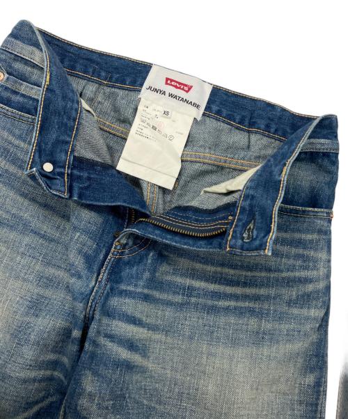 LEVI'S（リーバイス）LEVI'S (リーバイス) JUNYA WATANABE COMME des GARCONS (ジュンヤワタナベ コムデギャルソン) 再構築サイドスリットデニムパンツ インディゴ サイズ:XSの古着・服飾アイテム