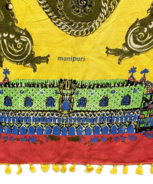 manipuri（マニプリ）manipuri (マニプリ) シティプリントストール マルチカラー 未使用品の古着・服飾アイテム