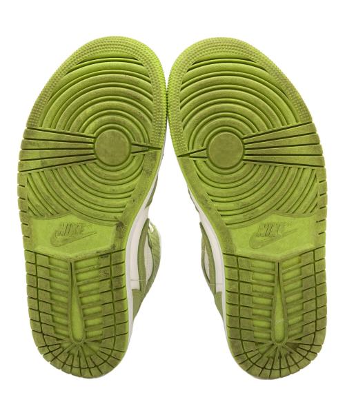 NIKE（ナイキ）NIKE (ナイキ) Air Jordan 1 Mid SE Vivid Green Snakeski サイズ:US8の古着・服飾アイテム