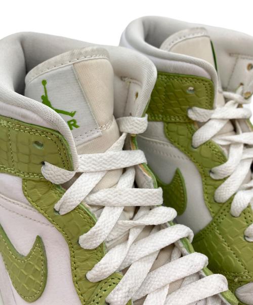 NIKE（ナイキ）NIKE (ナイキ) Air Jordan 1 Mid SE Vivid Green Snakeski サイズ:US8の古着・服飾アイテム