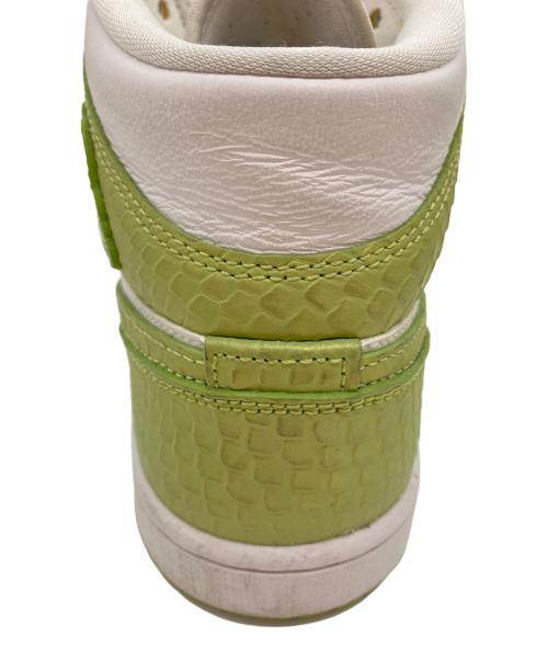 NIKE（ナイキ）NIKE (ナイキ) Air Jordan 1 Mid SE Vivid Green Snakeski サイズ:US8の古着・服飾アイテム