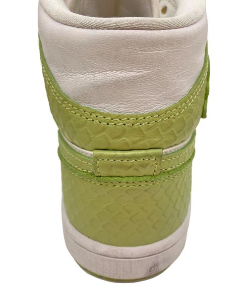 NIKE（ナイキ）NIKE (ナイキ) Air Jordan 1 Mid SE Vivid Green Snakeski サイズ:US8の古着・服飾アイテム