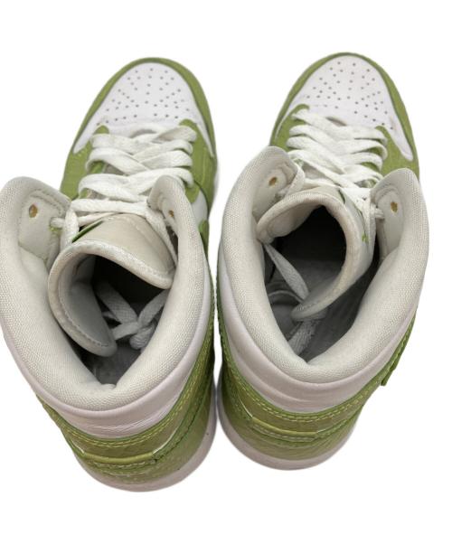 NIKE（ナイキ）NIKE (ナイキ) Air Jordan 1 Mid SE Vivid Green Snakeski サイズ:US8の古着・服飾アイテム