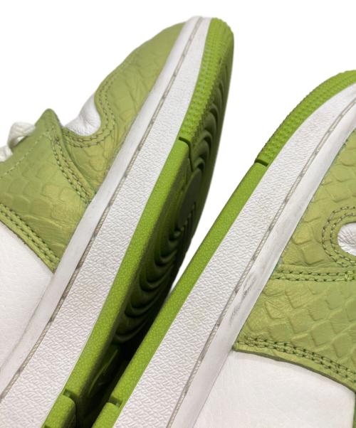 NIKE（ナイキ）NIKE (ナイキ) Air Jordan 1 Mid SE Vivid Green Snakeski サイズ:US8の古着・服飾アイテム