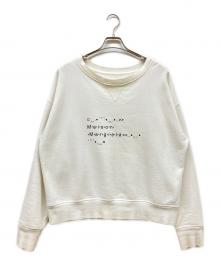 Maison Margiela（メゾンマルジェラ）の古着「フォントジェネレータースウェット」｜ホワイト