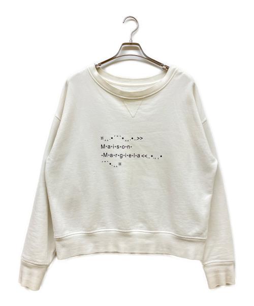 Maison Margiela（メゾンマルジェラ）Maison Margiela (メゾンマルジェラ) フォントジェネレータースウェット ホワイト サイズ:SIZE XSの古着・服飾アイテム