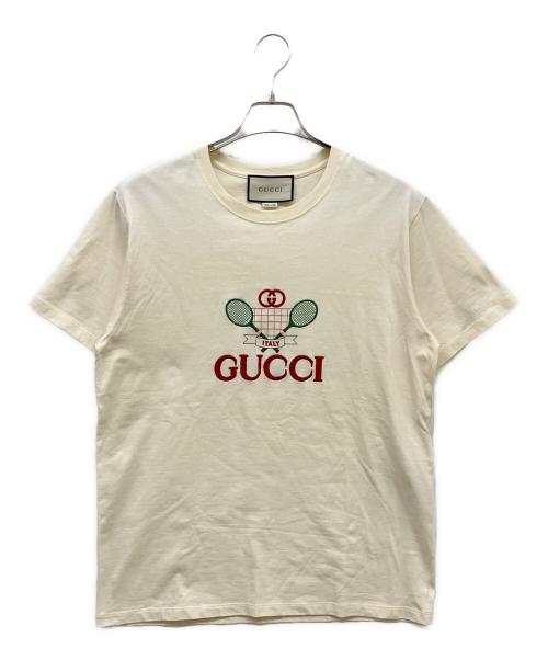 GUCCI（グッチ）GUCCI (グッチ) 20SS Club Multi Tee アイボリー サイズ:Sの古着・服飾アイテム