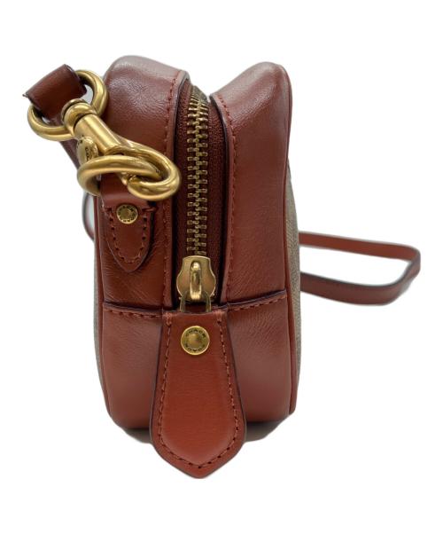 COACH（コーチ）COACH (コーチ) シグネチャー カメラバッグ ブラウンの古着・服飾アイテム