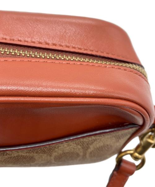 COACH（コーチ）COACH (コーチ) シグネチャー カメラバッグ ブラウンの古着・服飾アイテム