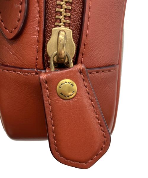 COACH（コーチ）COACH (コーチ) シグネチャー カメラバッグ ブラウンの古着・服飾アイテム