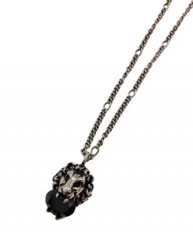 中古・古着通販】GUCCI (グッチ) カラーストーンライオンヘッド