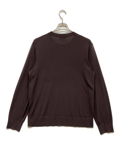 theory（セオリー）theory (セオリー) Regal Wool Crewneck Sweater ブラウン サイズ:Lの古着・服飾アイテム