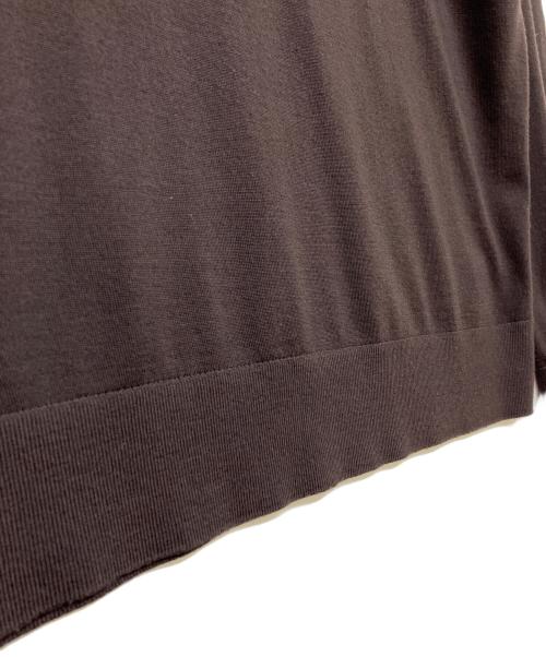 theory（セオリー）theory (セオリー) Regal Wool Crewneck Sweater ブラウン サイズ:Lの古着・服飾アイテム