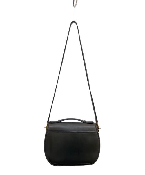 COACH（コーチ）COACH (コーチ) レザーショルダーバッグ チャコールグレーの古着・服飾アイテム