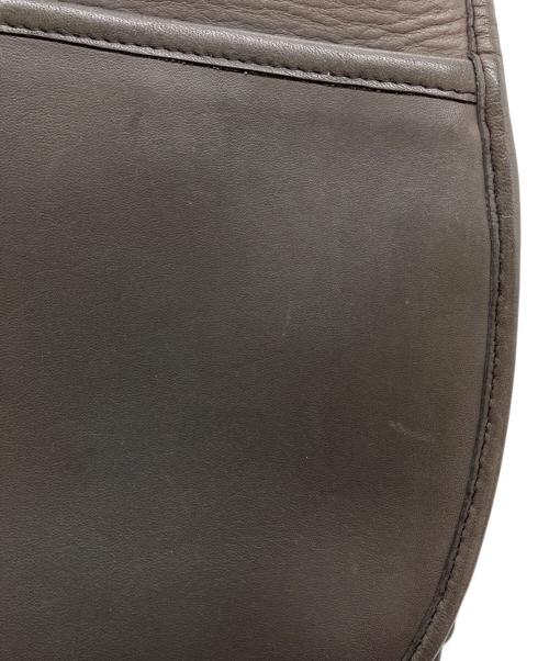 COACH（コーチ）COACH (コーチ) レザーショルダーバッグ チャコールグレーの古着・服飾アイテム