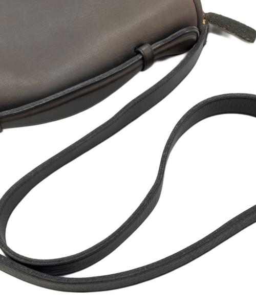 COACH（コーチ）COACH (コーチ) レザーショルダーバッグ チャコールグレーの古着・服飾アイテム
