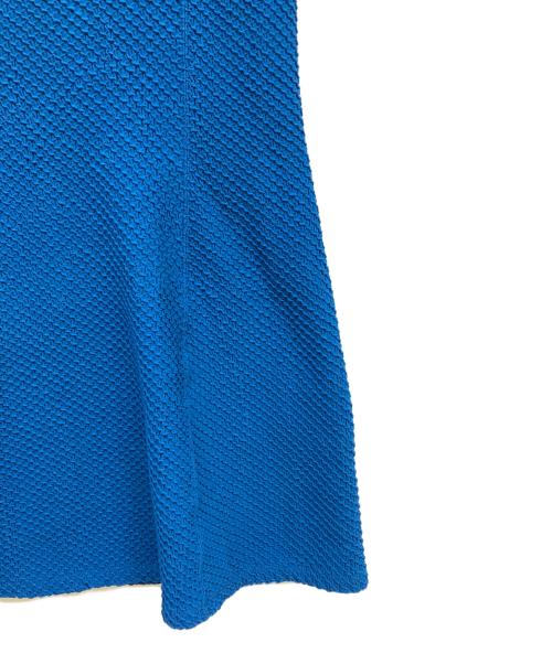 Mame Kurogouchi（マメクロゴウチ）Mame Kurogouchi (マメクロゴウチ) Shirring Jersey Jacquard Flare Skirt ブルー サイズ:3の古着・服飾アイテム