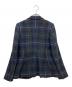 POLO RALPH LAUREN (ポロ・ラルフローレン) タータンチェックウールテーラードジャケット グリーン×ネイビー サイズ:SIZE M：15000円