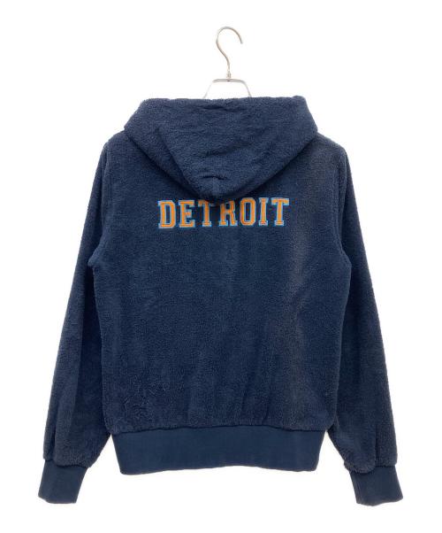 Hysteric Glamour（ヒステリックグラマー）Hysteric Glamour (ヒステリックグラマー) パイル地ジップパーカー ネイビー サイズ:Sの古着・服飾アイテム