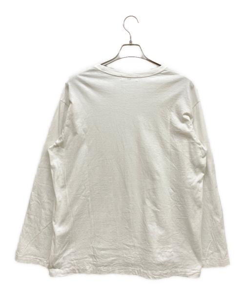 Y's（ワイズ）Y's (ワイズ) ロングスリーブカットソー ホワイト サイズ:4の古着・服飾アイテム