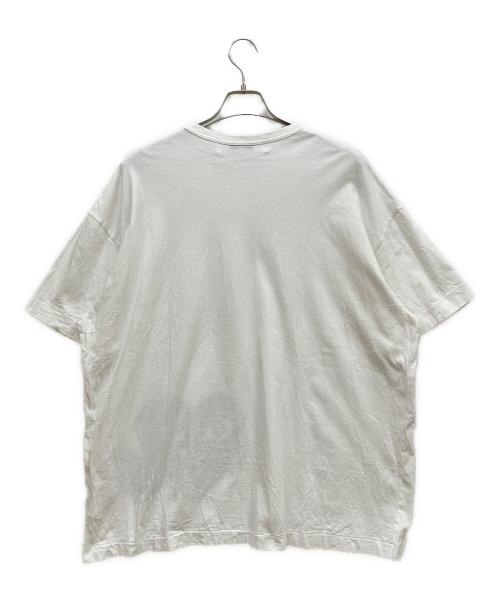 PLAY COMME des GARCONS（プレイコムデギャルソン）PLAY COMME des GARCONS (プレイコムデギャルソン) OVERSIZED LOGO T-SHIRT ホワイト サイズ:Mの古着・服飾アイテム