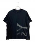 Y'sワイズ）の古着「ロゴTシャツ」｜ブラック