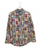 RALPH LAURENラルフローレン）の古着「パッチワークチェックシャツ」｜マルチカラー