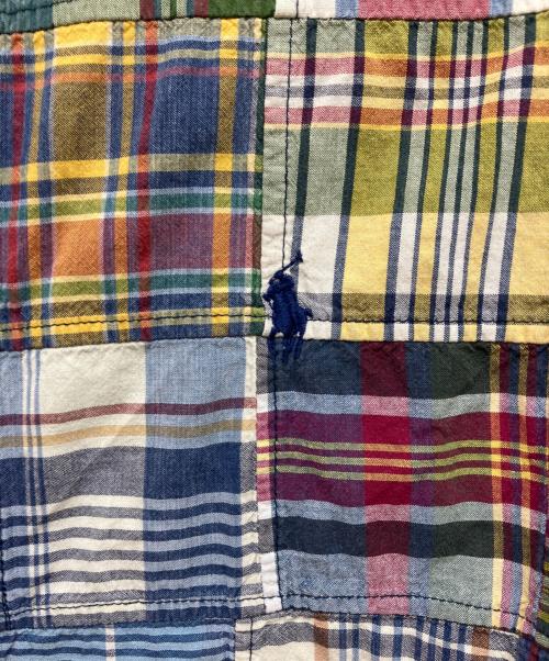 RALPH LAUREN（ラルフローレン）RALPH LAUREN (ラルフローレン) パッチワークチェックシャツ マルチカラー サイズ:Lの古着・服飾アイテム