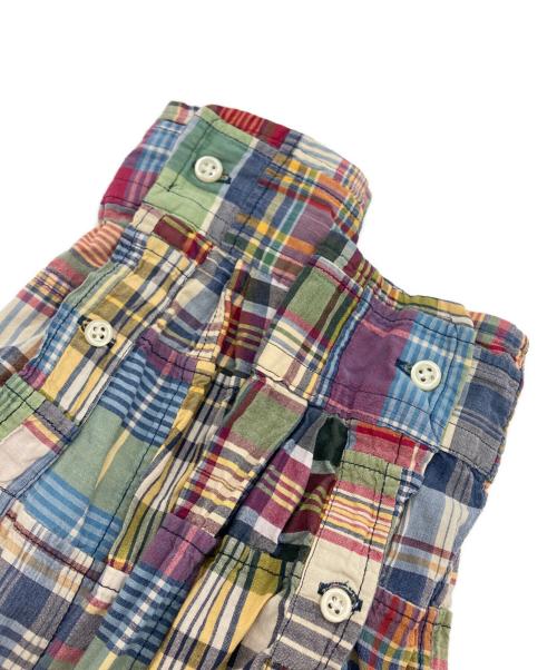 RALPH LAUREN（ラルフローレン）RALPH LAUREN (ラルフローレン) パッチワークチェックシャツ マルチカラー サイズ:Lの古着・服飾アイテム