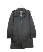 BURBERRY BLACK LABELバーバリーブラックレーベル）の古着「キルティングライナー付トレンチコート」｜ブラック