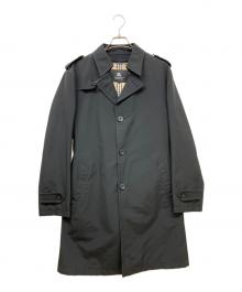 BURBERRY BLACK LABEL（バーバリーブラックレーベル）の古着「キルティングライナー付トレンチコート」｜ブラック