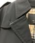 中古・古着 BURBERRY BLACK LABEL (バーバリーブラックレーベル) キルティングライナー付トレンチコート ブラック サイズ:SIZE L：18000円