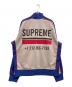 SUPREME (シュプリーム) World Famous Jacquard Track Jacket グレー×ブルー サイズ:SIZE L：28000円