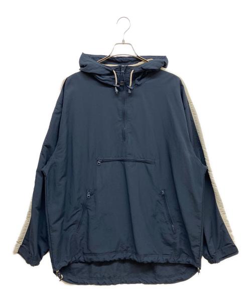 GAP（ギャップ）GAP (ギャップ) コットンアノラックパーカー ネイビー×ベージュ サイズ:Lの古着・服飾アイテム