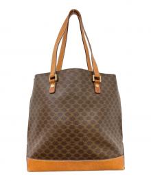 CELINE（セリーヌ）の古着「マカダム トートバッグ」｜ブラウン