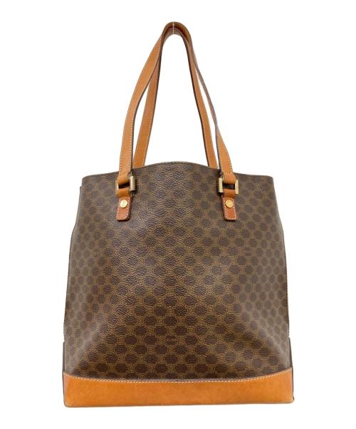 CELINE（セリーヌ）CELINE (セリーヌ) マカダム トートバッグ ブラウンの古着・服飾アイテム