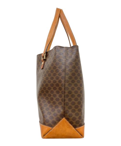 CELINE（セリーヌ）CELINE (セリーヌ) マカダム トートバッグ ブラウンの古着・服飾アイテム