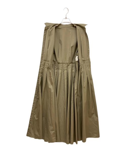 ANAYI（アナイ）ANAYI (アナイ) ブロードタックフレアワンピース ベージュ サイズ:Mの古着・服飾アイテム