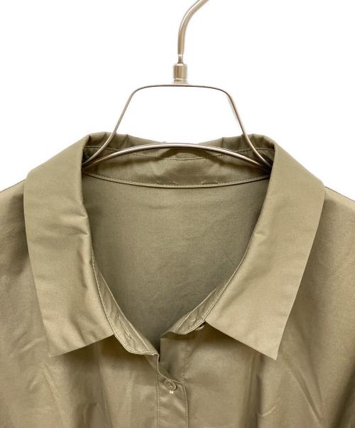 ANAYI（アナイ）ANAYI (アナイ) ブロードタックフレアワンピース ベージュ サイズ:Mの古着・服飾アイテム