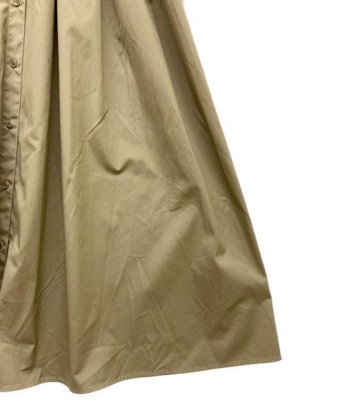 ANAYI（アナイ）ANAYI (アナイ) ブロードタックフレアワンピース ベージュ サイズ:Mの古着・服飾アイテム