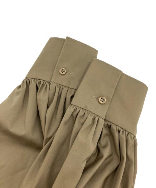 ANAYI（アナイ）ANAYI (アナイ) ブロードタックフレアワンピース ベージュ サイズ:Mの古着・服飾アイテム