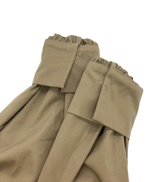 ANAYI（アナイ）ANAYI (アナイ) ブロードタックフレアワンピース ベージュ サイズ:Mの古着・服飾アイテム