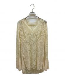 Ameri（アメリ）の古着「COMBINATION LACE TOP」｜アイボリー