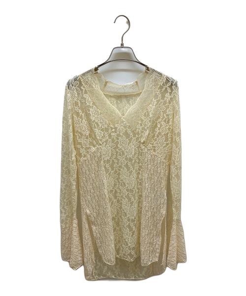 Ameri（アメリ）AMERI (アメリ) COMBINATION LACE TOP アイボリー サイズ:Freeの古着・服飾アイテム