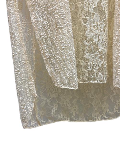 Ameri（アメリ）AMERI (アメリ) COMBINATION LACE TOP アイボリー サイズ:Freeの古着・服飾アイテム